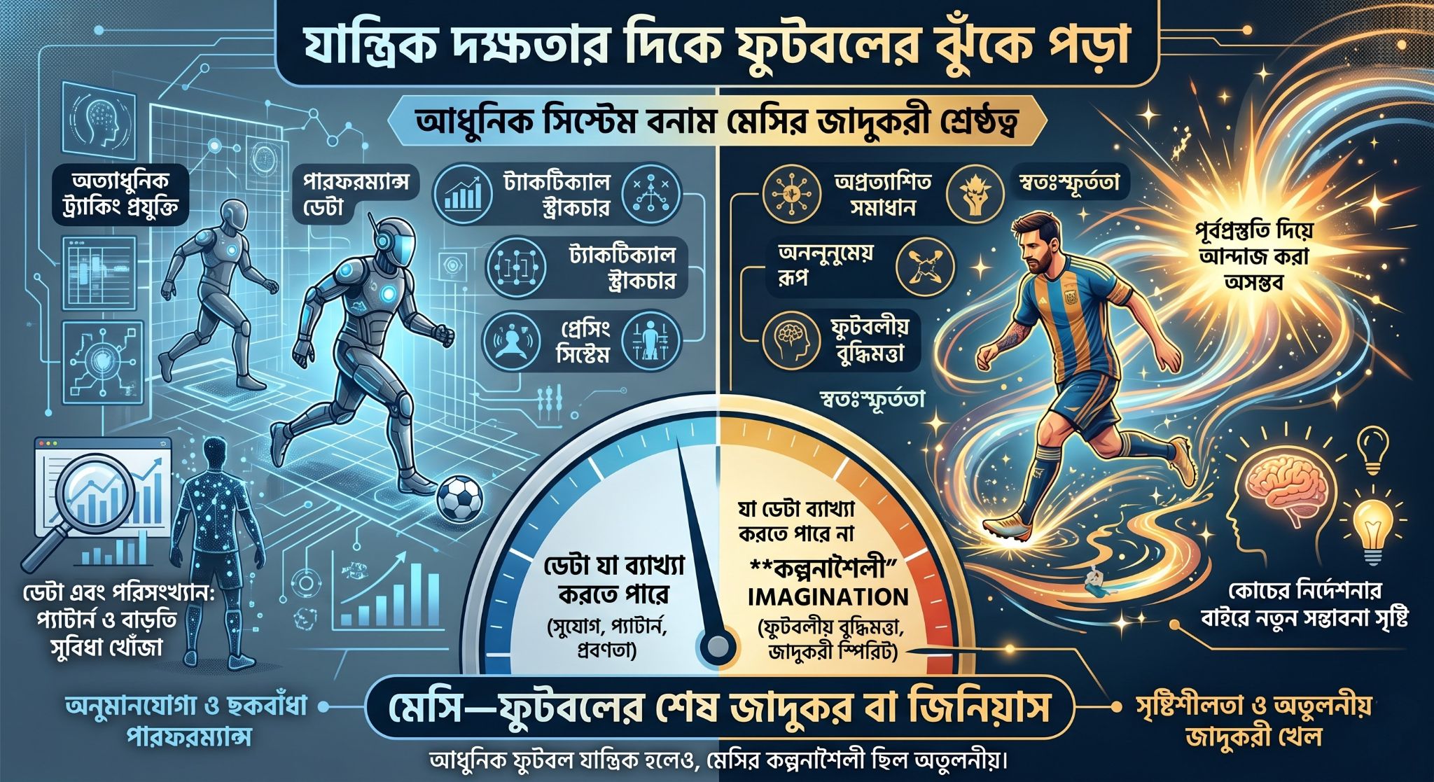 যান্ত্রিক দক্ষতার দিকে ফুটবলের ঝুঁকে পড়া