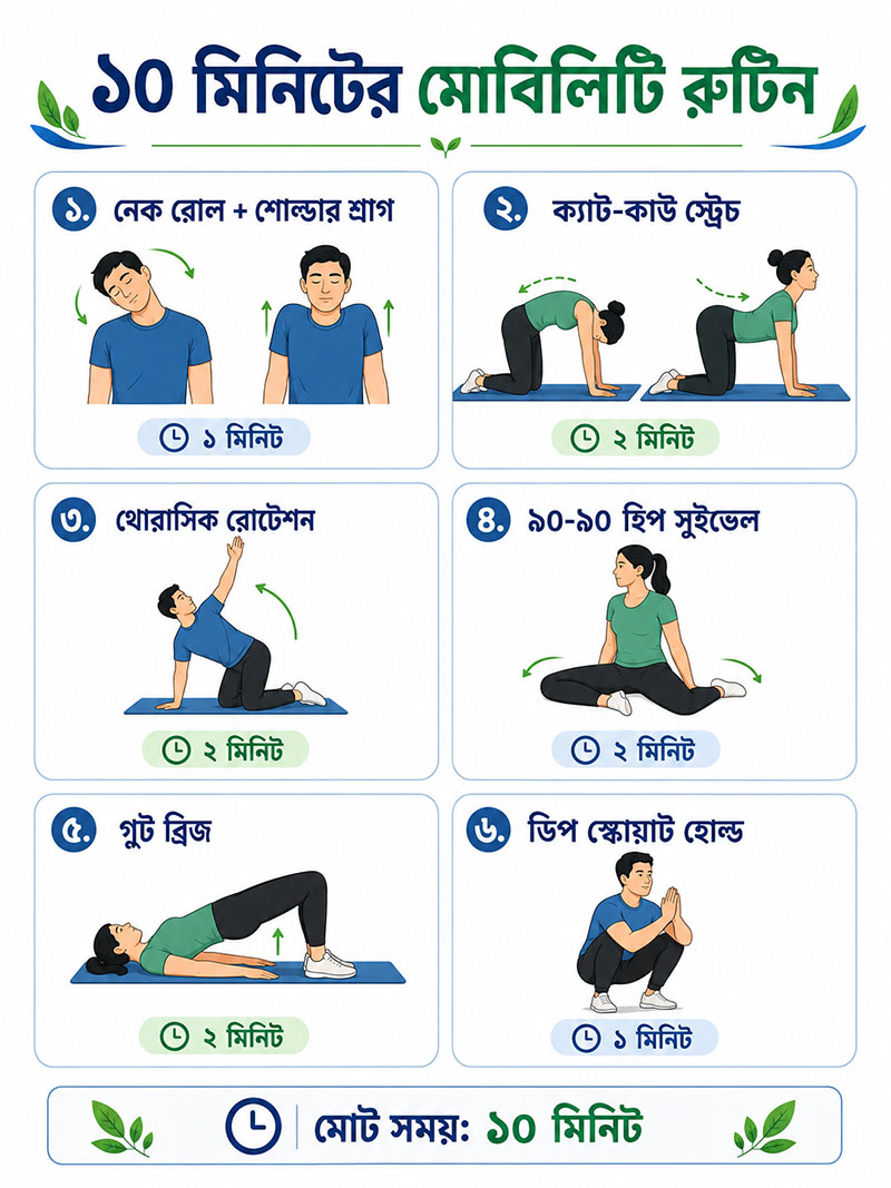 10 Minute Mobility Routine to Prevent Sitting Injuries