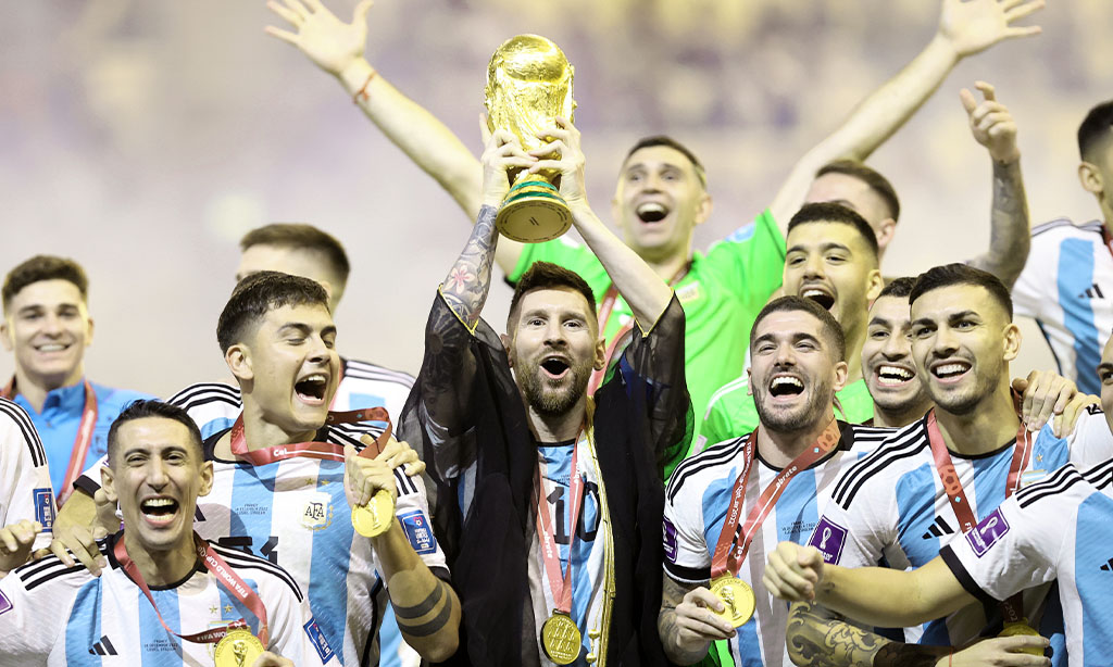 Argentina Celebration as WorldCup Champion 2022