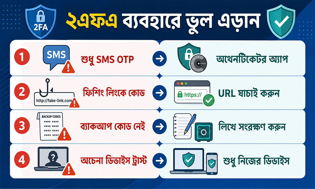 Avoid common mistakes using Two-Factor Authentication