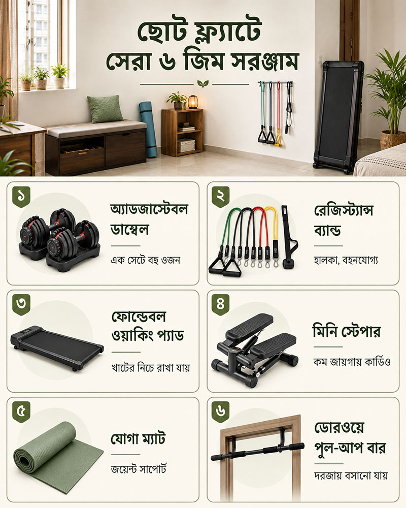 Best Gym Equipment for Small Apartments