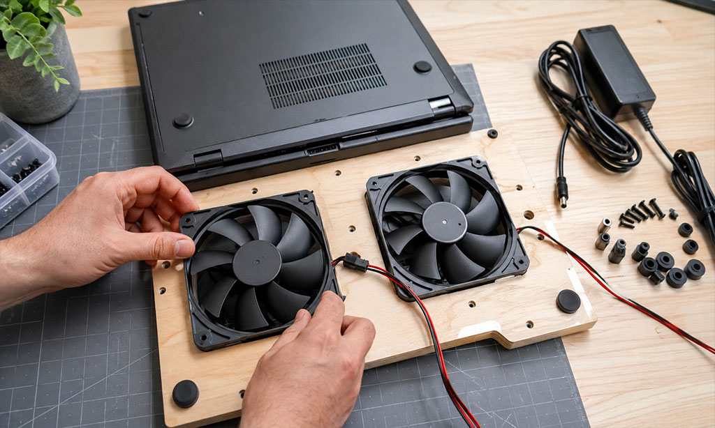 Building a Custom Laptop Cooling Pad