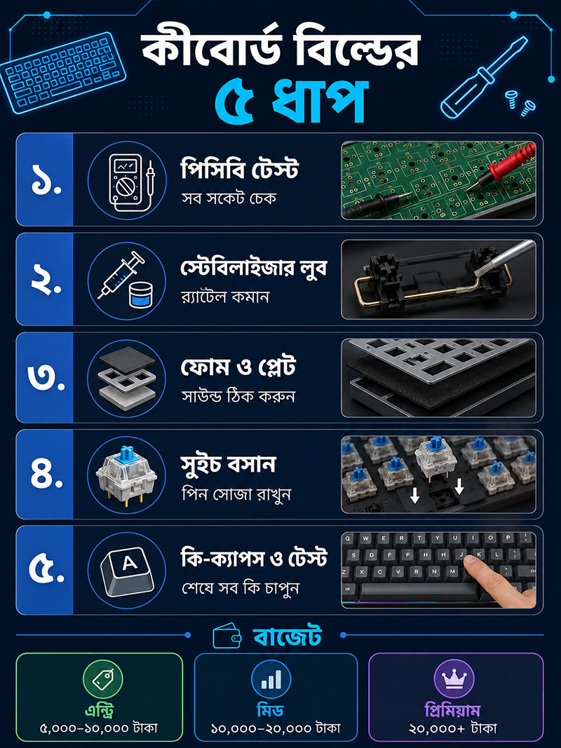 Custom Mechanical Keyboard Build Steps