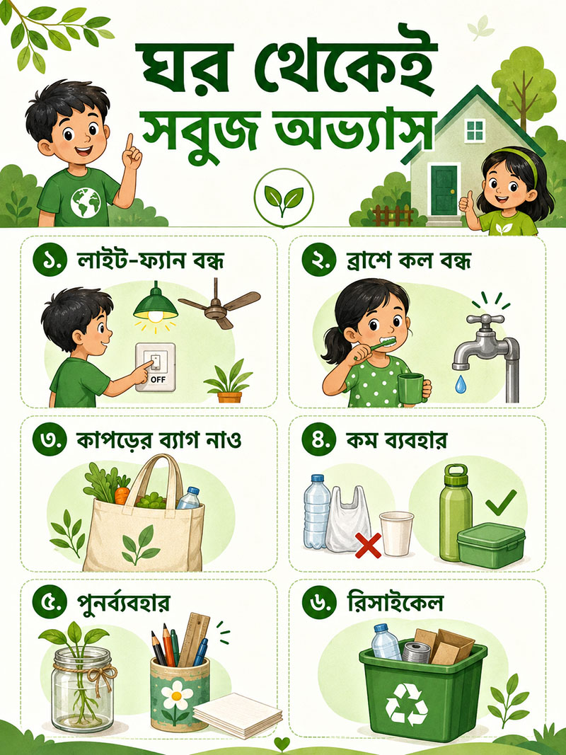 Eco-Friendly Habits for Kids at Home