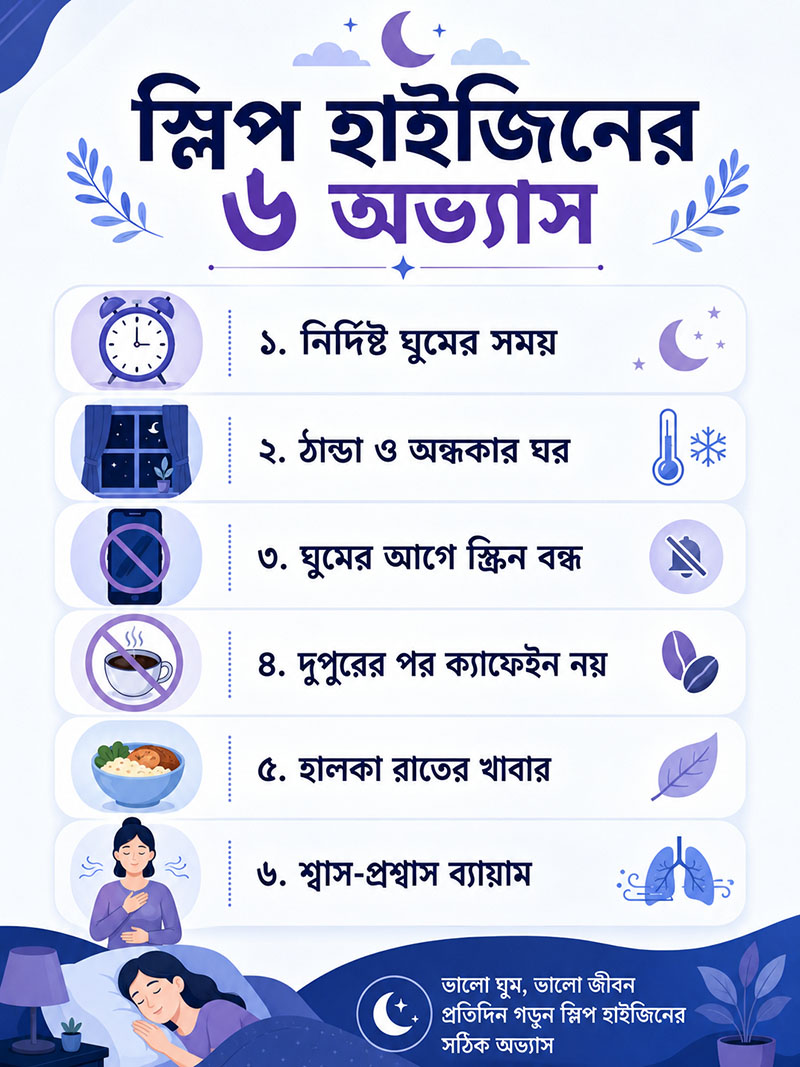 Habits that Helps to Improve Sleep Hygiene
