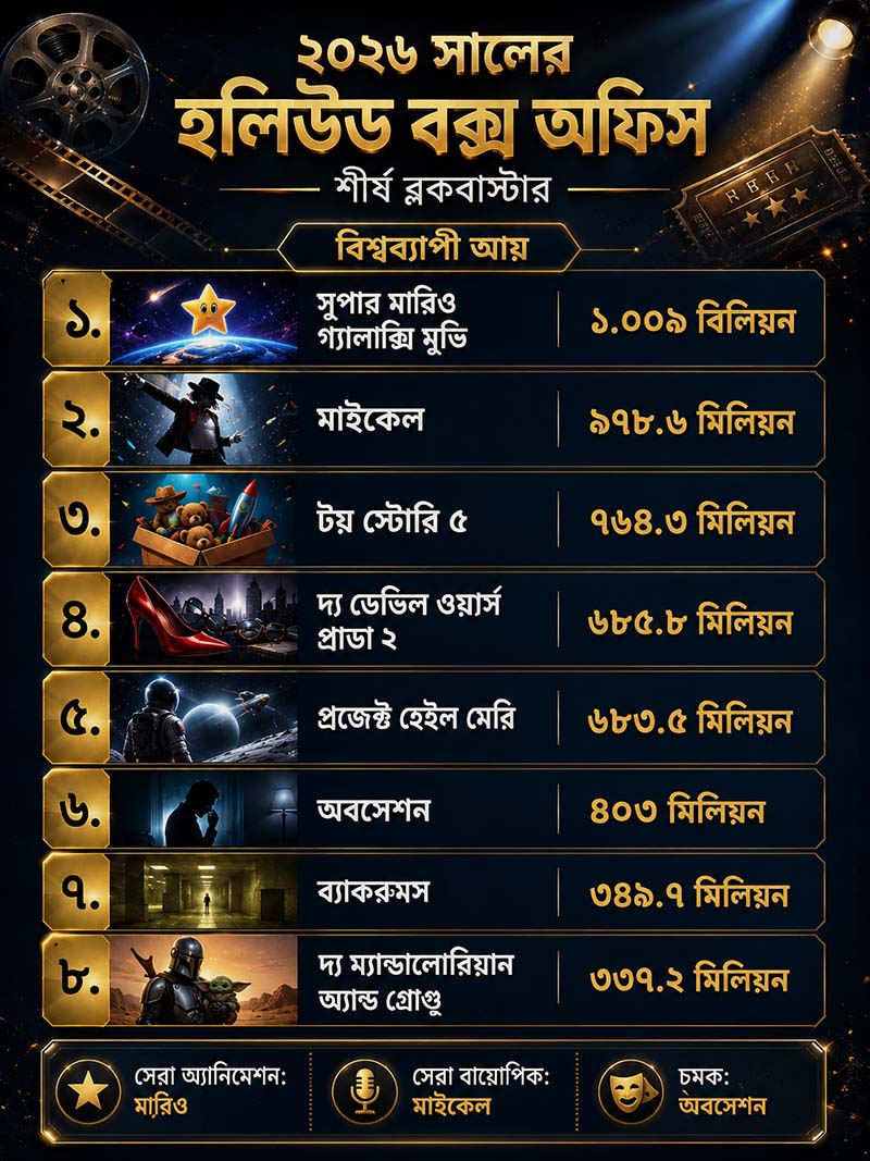 Hollywood Box Office Movies 2026