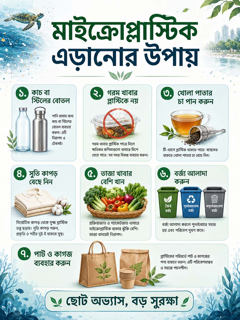 How to avoid Microplastics