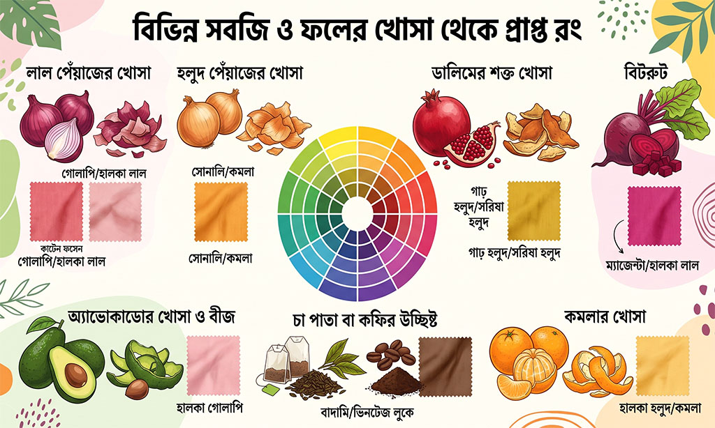 How to make Natural Fabric Dye from Vegetable and Fruit Peels