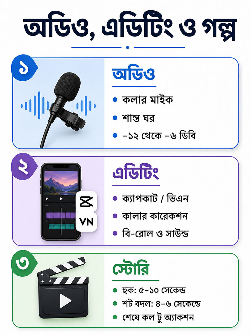 Importance of Audio, Editing and Story for Smartphone Videography