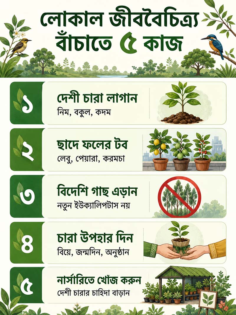 What to do for Local Biodiversity Conservation