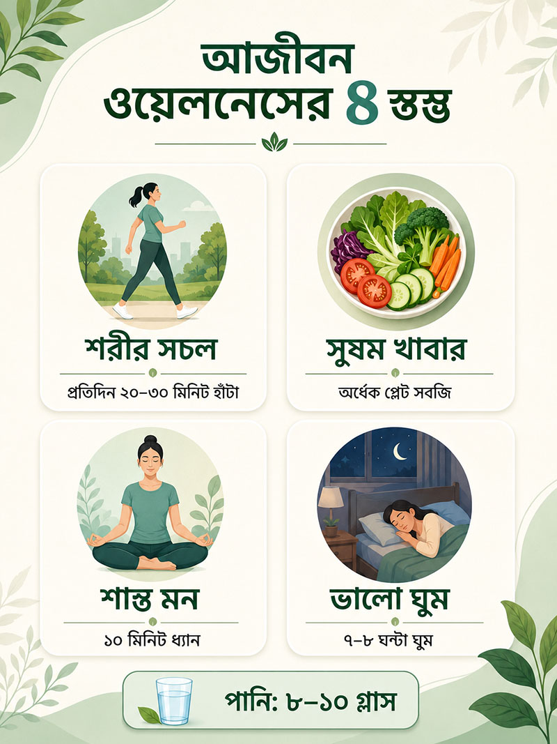 Pillars of lifetime wellness