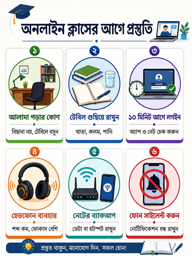 Preparation before Online Class
