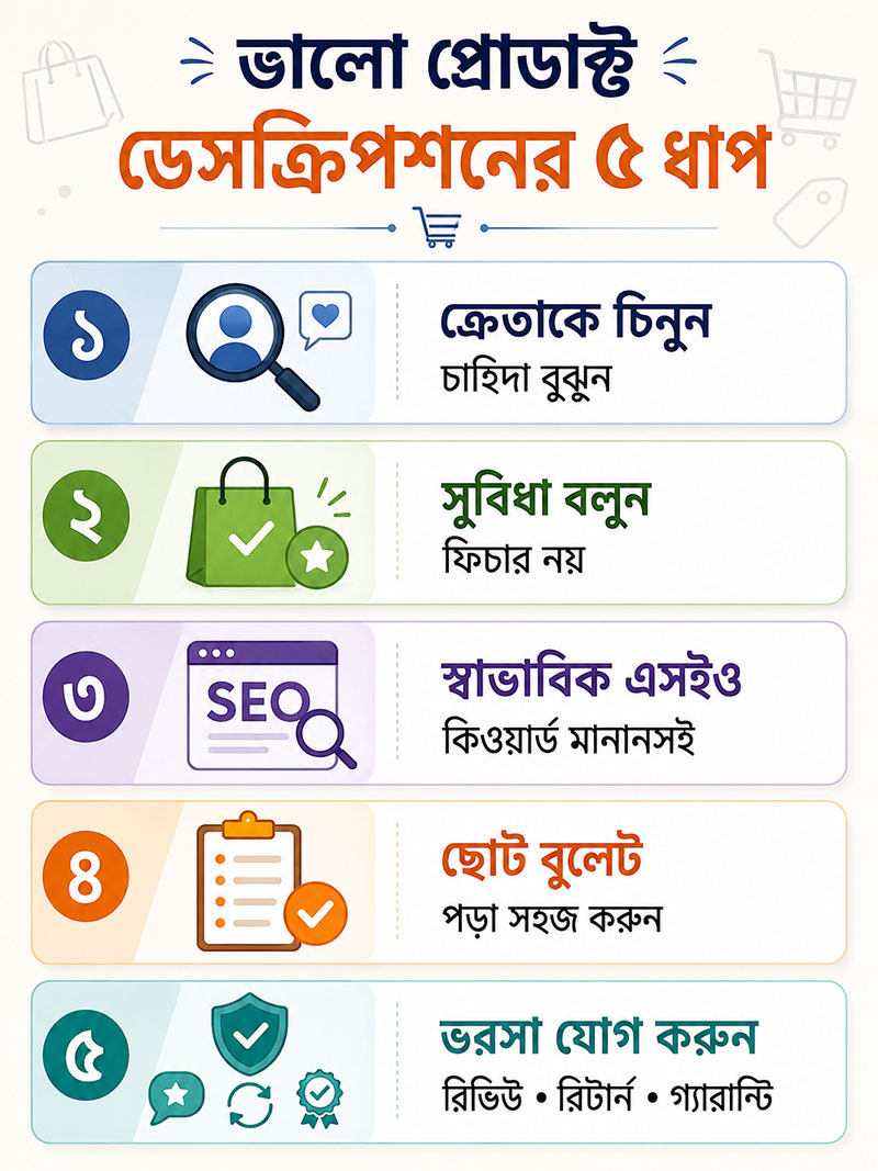 Product Description Writing Steps