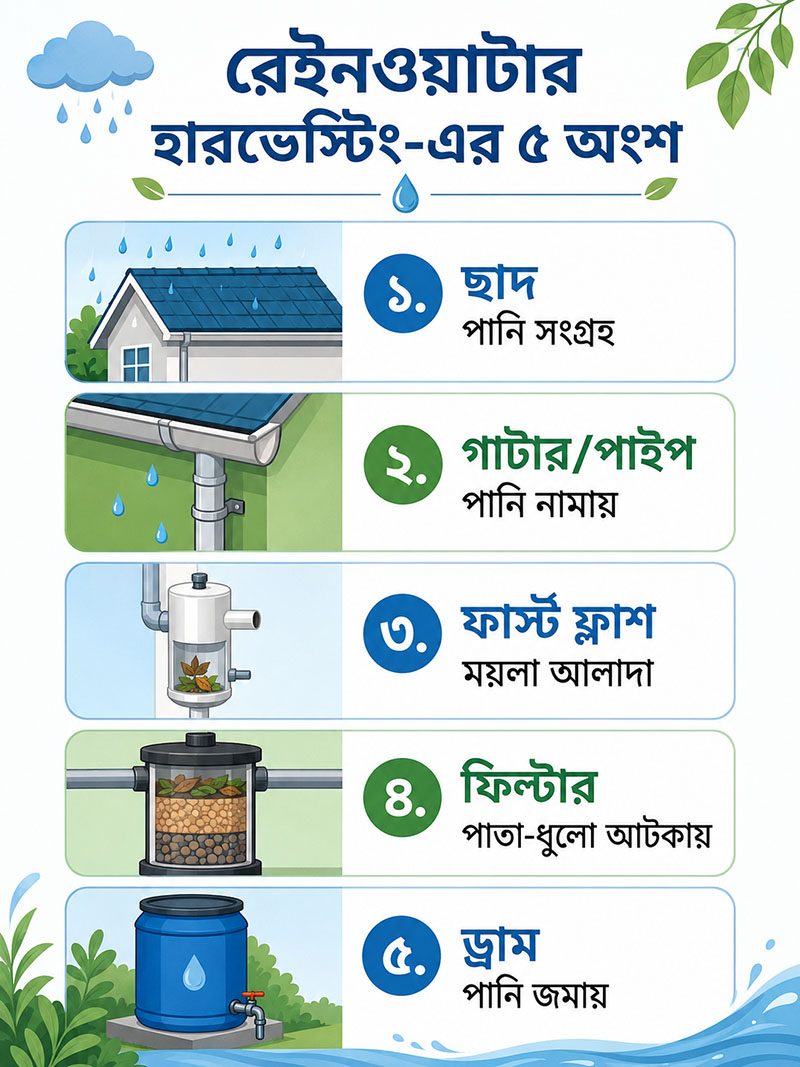 Rainwater Harvesting System Setup