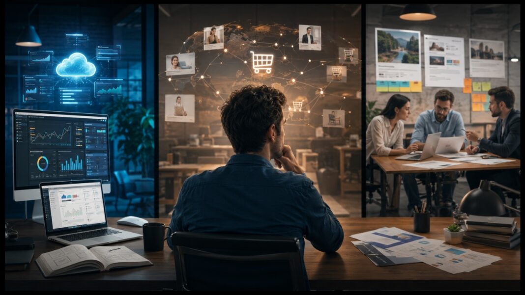 SaaS vs marketplace vs agency