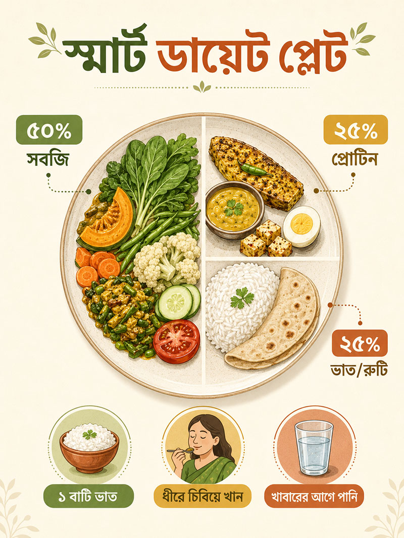 Smart Diet with Healthy Bengali Food for Weight Loss