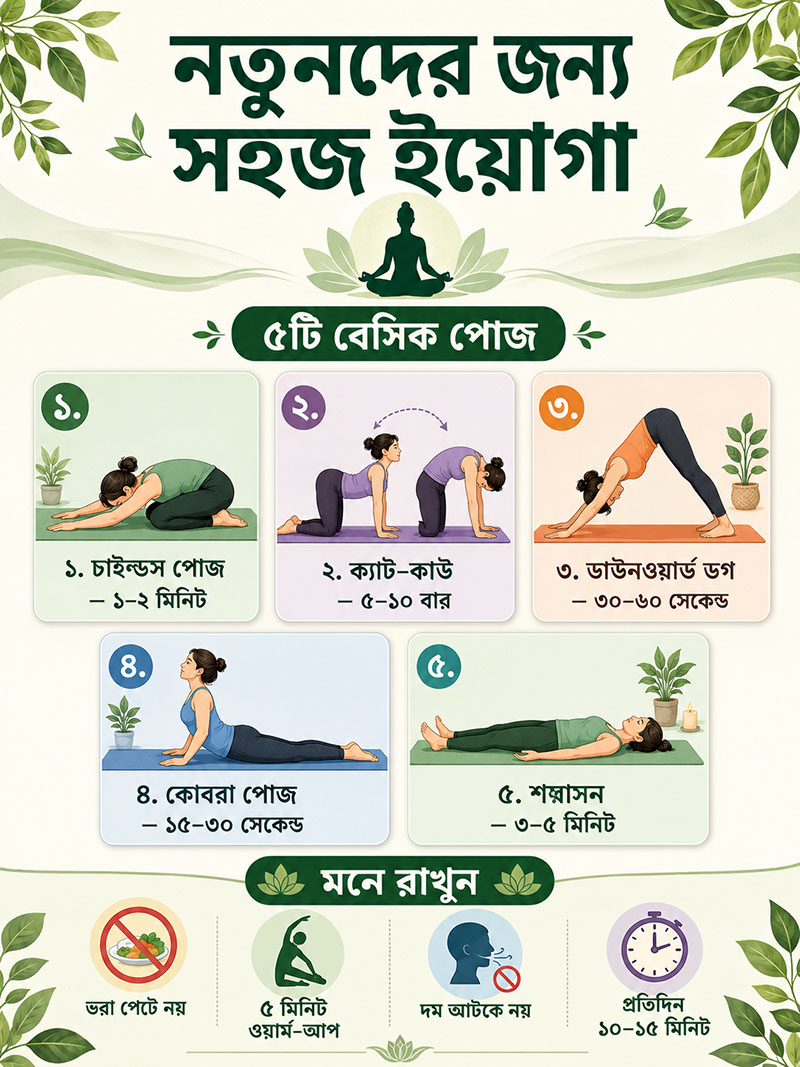Yoga for Flexibility and Stress Relief for Beginner