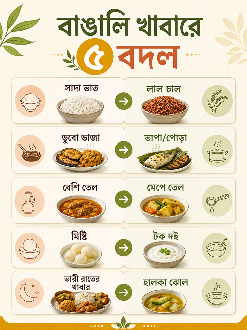 changes in Bengali food habit