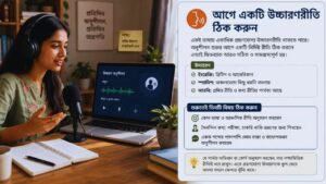 আগে একটি উচ্চারণরীতি ঠিক করুন