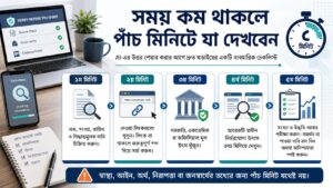 সময় কম থাকলে পাঁচ মিনিটে যা দেখবেন