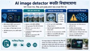 AI image detector কতটা বিশ্বাসযোগ্য
