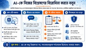 AI Assistant দিয়ে তুলনামূলক গবেষণা: একপাক্ষিক উত্তর এড়ানোর কৌশল