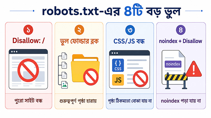 Common Mistakes of robots.txt SEO
