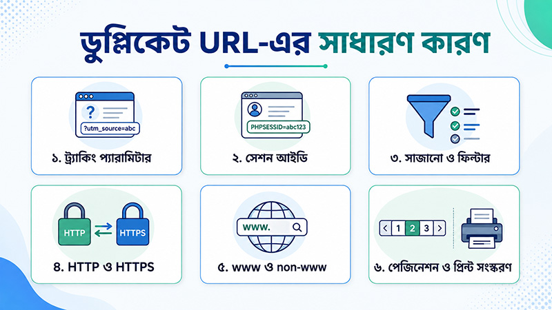 Common reason of duplicate URL