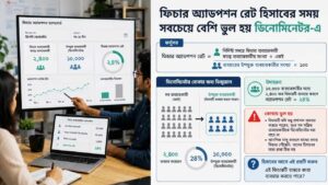 Feature Adoption Rate হিসাবের সময় সবচেয়ে বেশি ভুল হয় denominator-এ