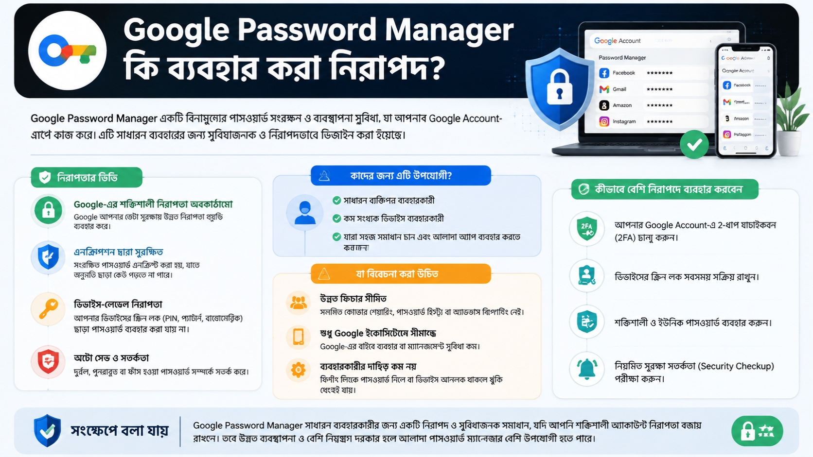 Google Password Manager কি ব্যবহার করা নিরাপদ?