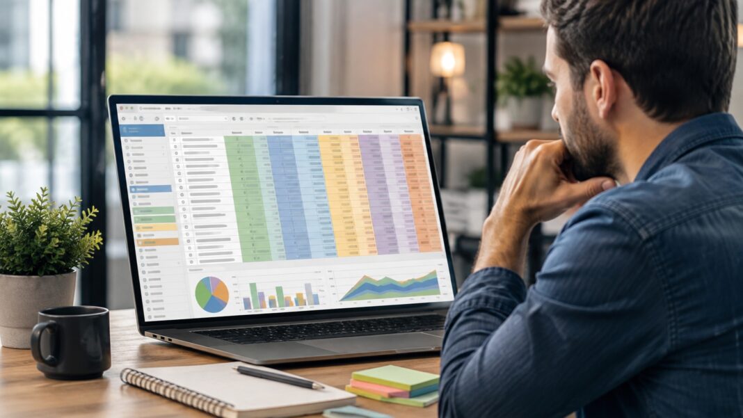 Manual keyword clustering