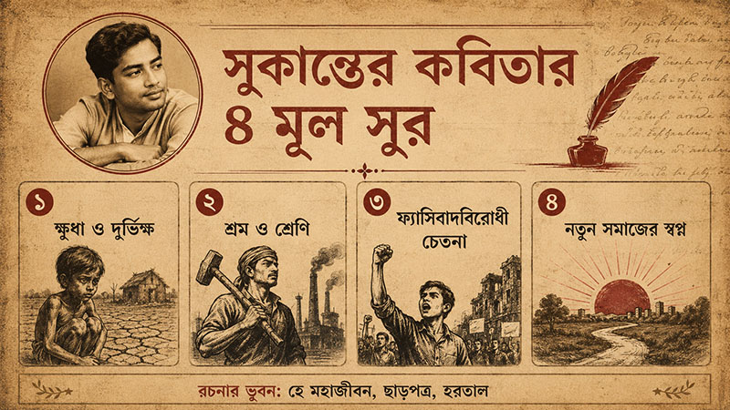 Main Theme of Sukanta Bhattacharya's Poetry