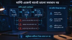 Multi-agent নিয়ে বেশি উৎসাহ দেখানোরও কারণ নেই