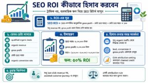 SEO ROI কীভাবে হিসাব করবেন