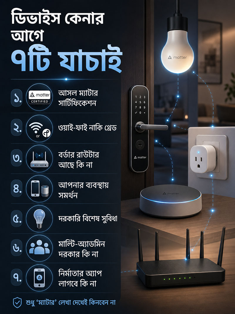 Verification of Matter smart home standard