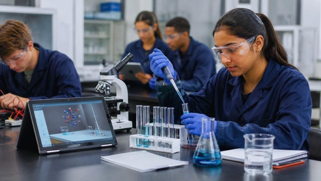 Virtual lab education