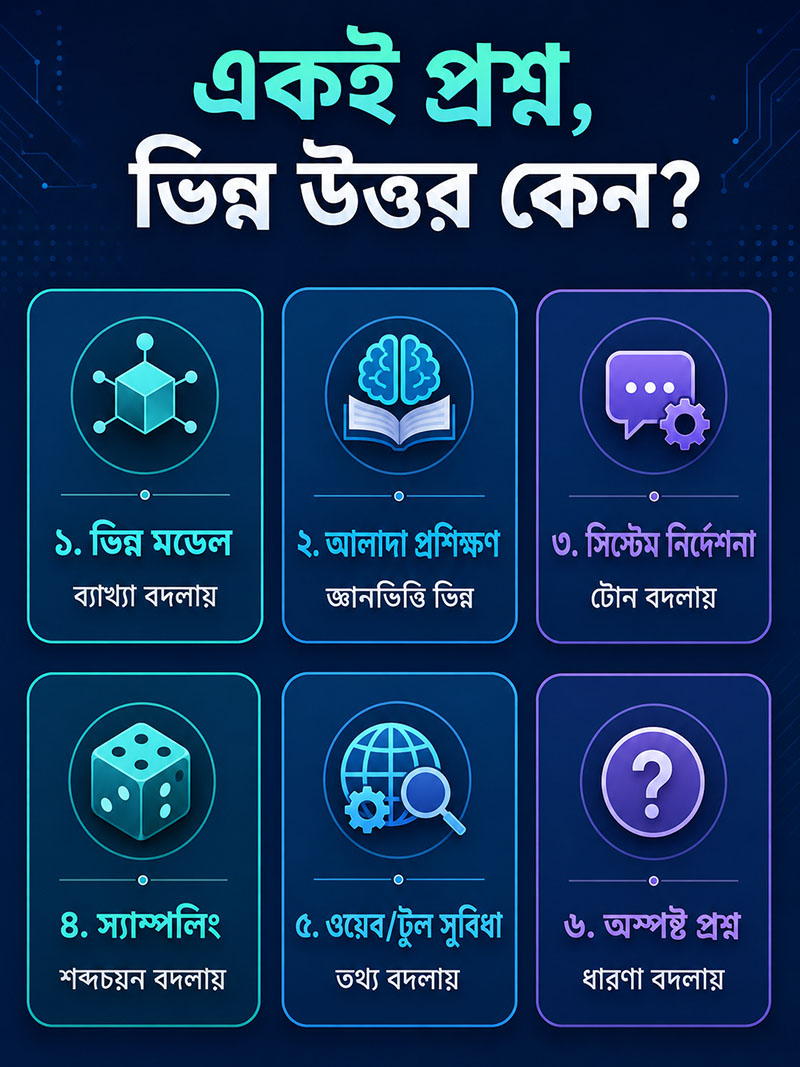 Why AI Gives Different Answers for Same Question