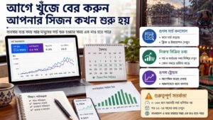আগে খুঁজে বের করুন আপনার সিজন আসলে কখন শুরু হয়