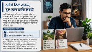 আগে ঠিক করুন, ভুল হলে ক্ষতি কতটা