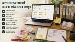 আপলোডের আগেই অর্ধেক কাজ সেরে ফেলুন