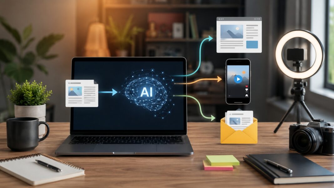 AI content repurposing