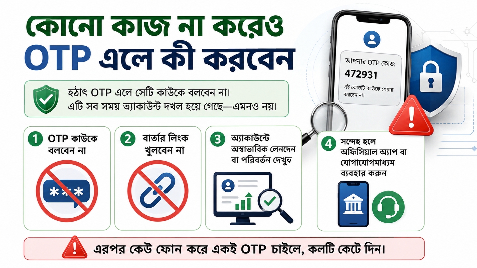 OTP scam safety