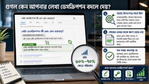 গুগল কেন আপনার লেখা ডেসক্রিপশন বদলে দেয়?