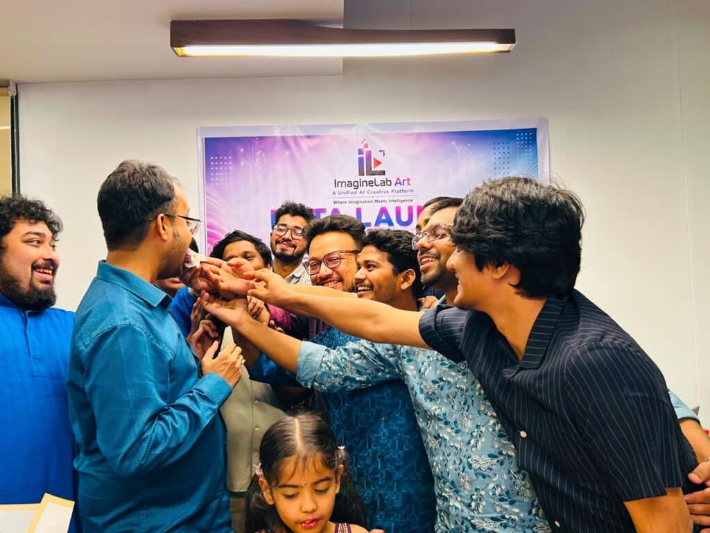 টিমের উদযাপন