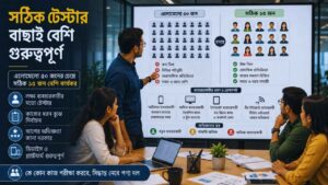 টেস্টারের সংখ্যা নয়, সঠিক টেস্টার বাছাই বেশি গুরুত্বপূর্ণ
