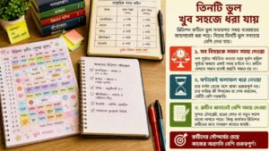 তিনটি ভুল খুব সহজে ধরা যায়