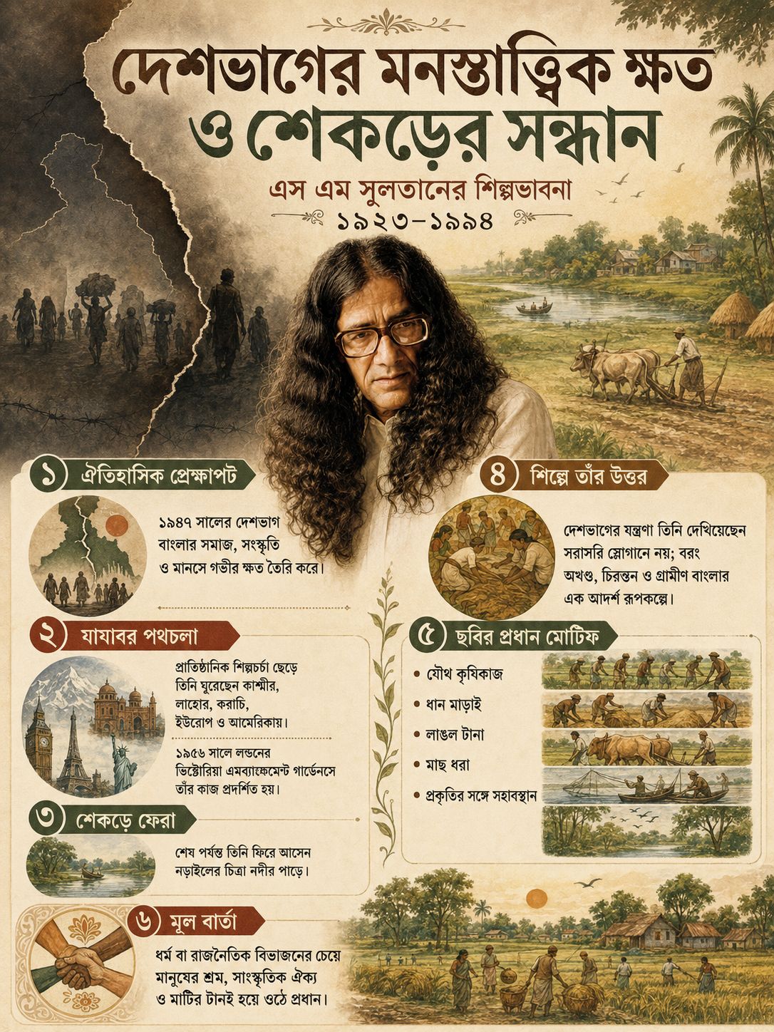 দেশভাগের মনস্তাত্ত্বিক ক্ষত এবং শেকড়ের সন্ধান