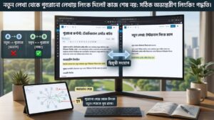 নতুন লেখা থেকে পুরোনো লেখায় লিংক দিলেই কাজ শেষ নয়
