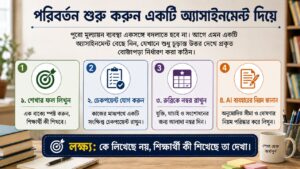 পরিবর্তন শুরু করুন একটি অ্যাসাইনমেন্ট দিয়ে