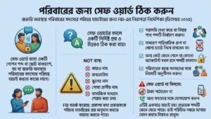 পরিবারের জন্য সেফ ওয়ার্ড ঠিক করুন